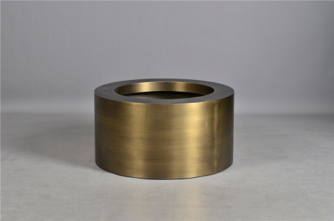 Antique Brass Round Vase