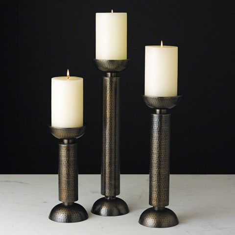 Bronze Temple Candlestick - Large
