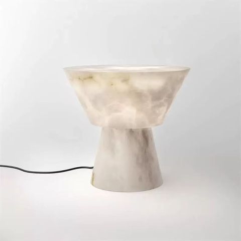 Natural Alabaster Table Lamp