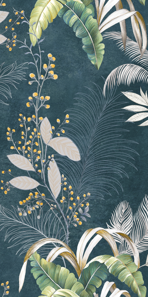 Matching Large Floral Tile
