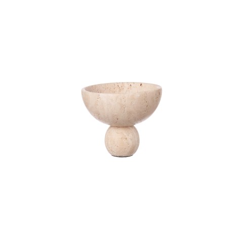 Marble Fruit Basin - Travertine