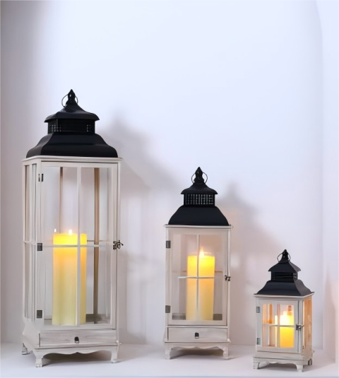 Large Wooden Lantern