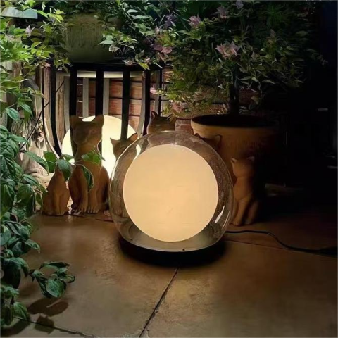 Wired Outdoor Garden Floor Lamp