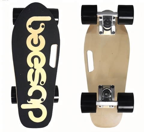 Fish Skateboard Figurine