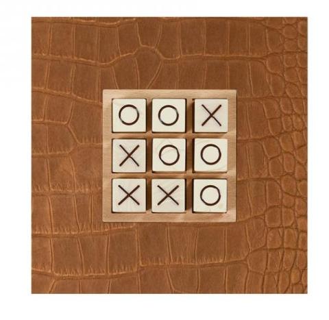 Crocodile Leather XO Chess Set