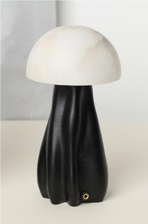 Black Marble Night Light - Small