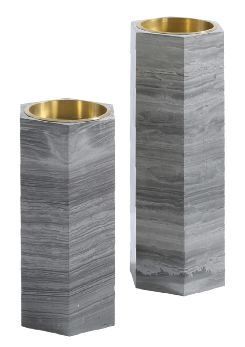 Round and Square Candle Holder
