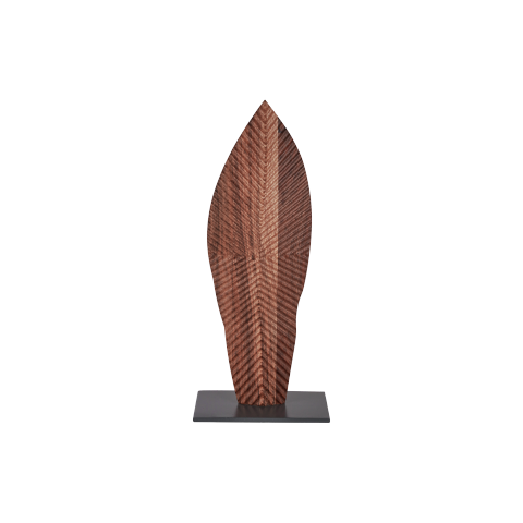 Leaf Shape Wood Ornament