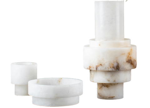 Taranto Marble Vase - Large