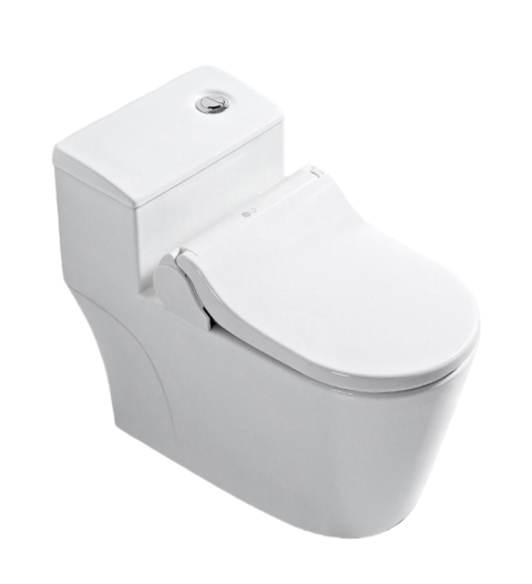 Smart Toilet with Auto Seat Cover Change