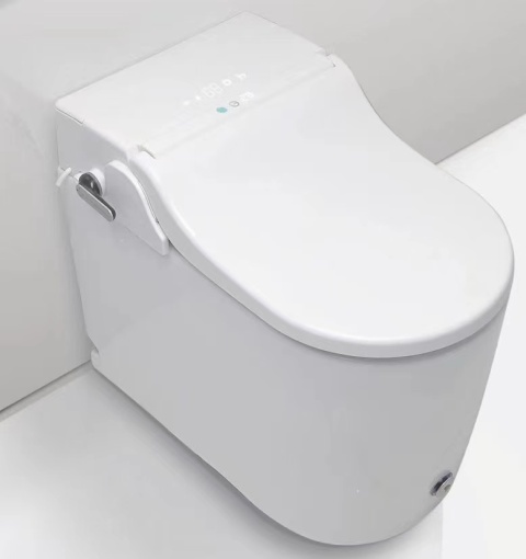 All-in-One Smart Toilet with Auto Seat Cover Change (Lithium Battery)