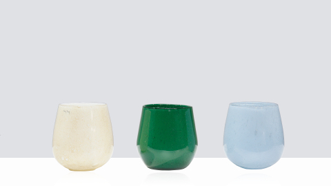 Hand-Blown Glass Vase
