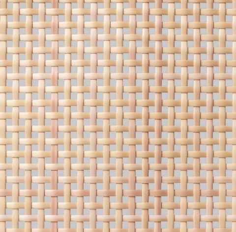 Plastic Faux Rattan Weave