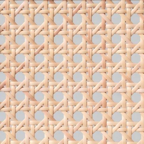 Plastic Faux Rattan Weave