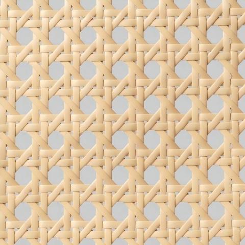 Plastic Faux Rattan Weave