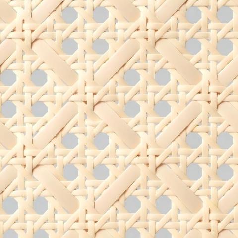 Plastic Faux Rattan Weave
