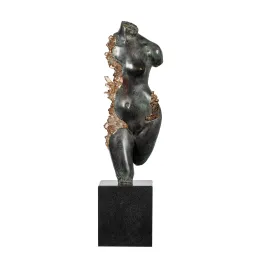 Large Black Venus Torso with Crystal