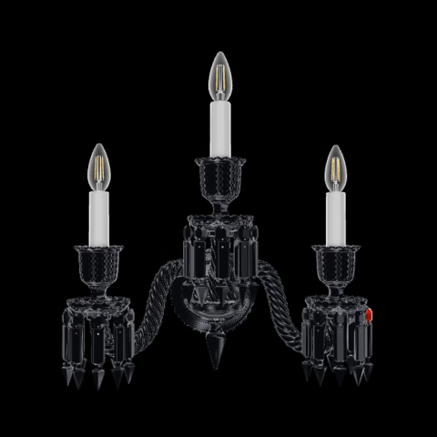 Zénith NOIR Wall Sconce (3 Lights)