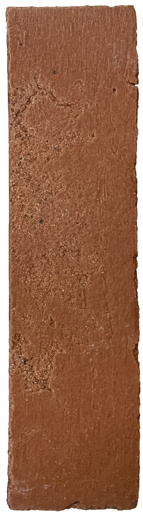 Natural Edge Porcelain Red Brick Slip
