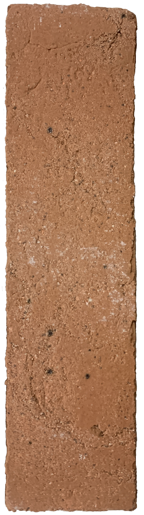 Natural Edge Porcelain Red Brick Slip