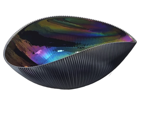 Scher Medium Glass Shell Bowl