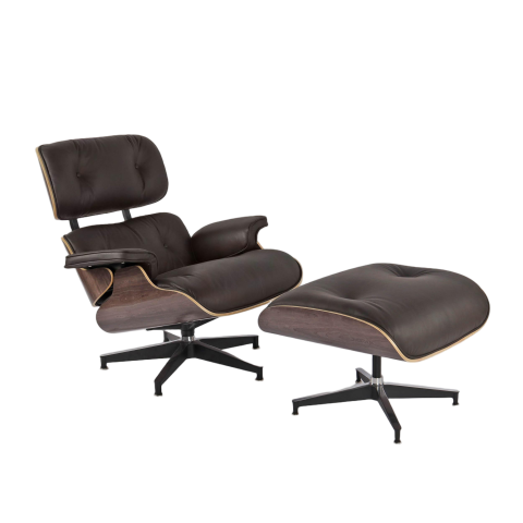 Eames Lounge Chair - Grey Ebony