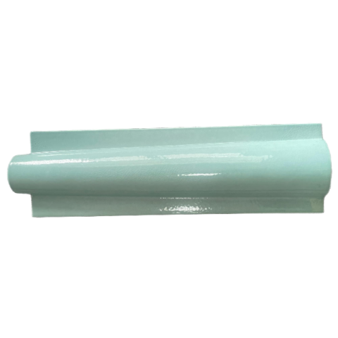 Mist Cyan Curved Tile