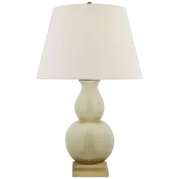 Gourd Form Small Table Lamp