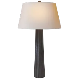 Fluted Spire Large Table Lamp