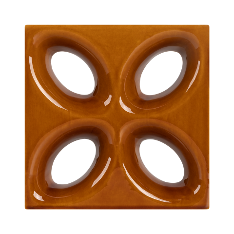 Four-Leaf Clover - Glazed Brown