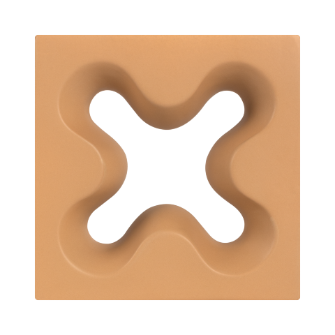 Cross Texture - Limestone Brown