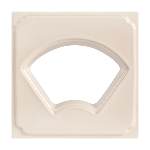 Fan Shape - Ding Kiln White
