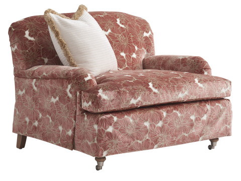 Athos Chair W/ Pewter Casters