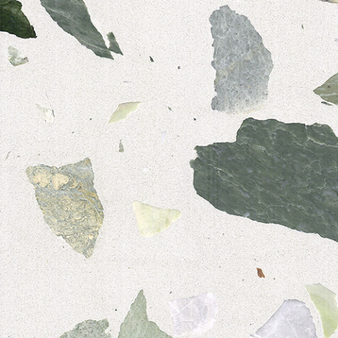 White inorganic Terrazzo