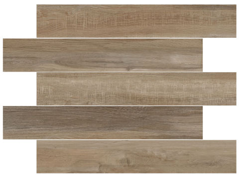 Brown Wood-Look Tile