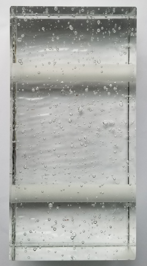 Perforated Bubble Crystal Brick