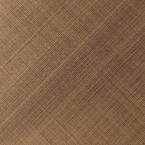 Cross-Brushed Hong Kong Gold Stainless Steel