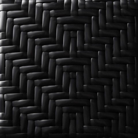 PE Faux Rattan Tight Weave Mat