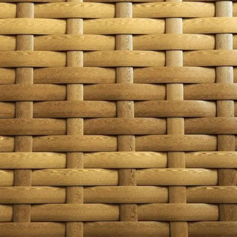 PE Faux Rattan Tight Weave Mat