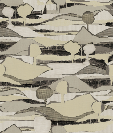 Natural Material Printed Wallpaper