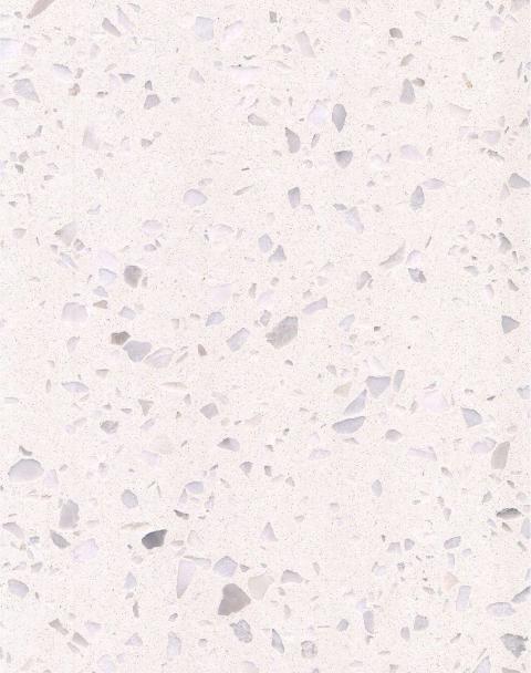 White Base Speckled Inorganic Stone