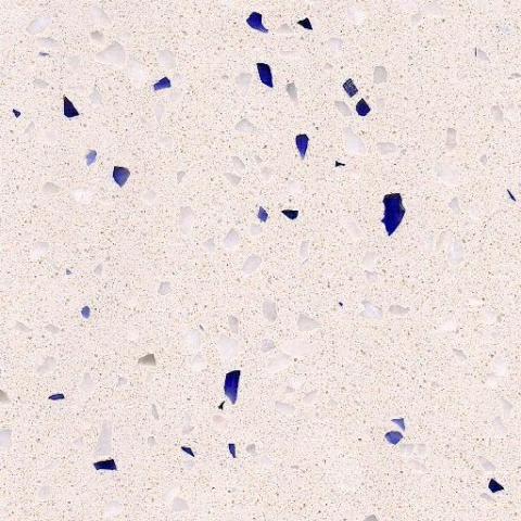 Yellow Base Multicolor Speckled Inorganic Stone