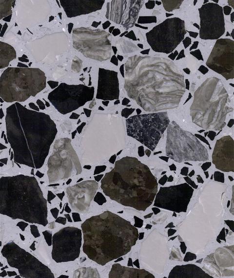 Grey Base Multicolor Speckled Inorganic Stone